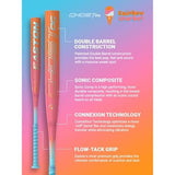 Easton Ghost OG Rainbow Sherbet 31" 21 OZ Fastpitch Bat