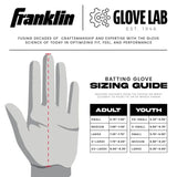 Franklin Sports Classic XT Batting Gloves RWB