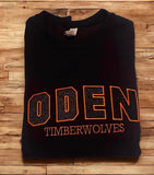 Oden Timberwolves Embroidery Sweatshirt