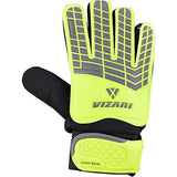 Vizari Junior Saver Soccer Goalkeeper Gloves Yellow/Grey/Black
