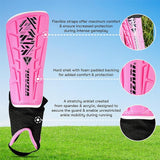Vizari Malaga Shin Guards - Pink
