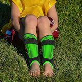 VIZARI Matera Soccer Shin Guards Green/Black