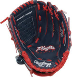 Rawlings 10" Navy Tball Fielding Glove, Right-Hand Throw