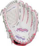 Rawlings Youth Softball Glove 10" - White/Unicorn Basket Web