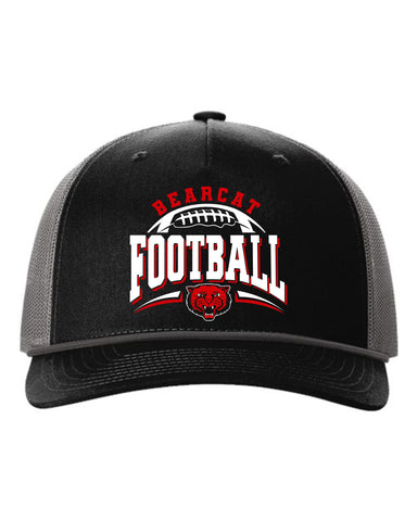 Mena Youth Football- Black/Charcoal Bearcat Football Hat