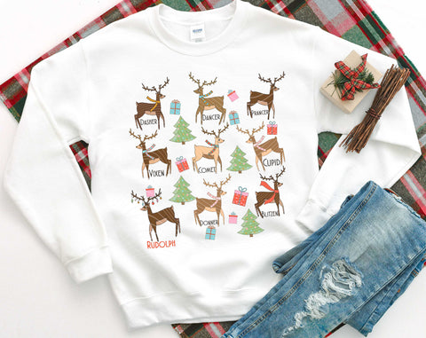 Santa's Reindeer Sweatshirt