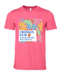 Changes Gym Bella Tee- Floral Square