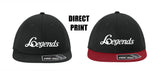 Legends- Sport Tek Fitted Flat Bill- Direct Print