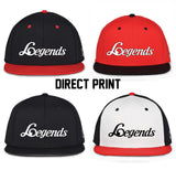 Legends- The Game Fitted Hat DIRECT PRINT