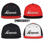 Legends- The Game Fitted Hat EMBROIDERY