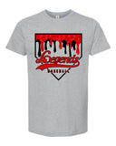 Legends Baseball Drip - Heather Grey