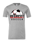 Bearcat Soccer with Ball Tee w/ Custom Back Option