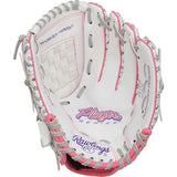 Rawlings Youth Softball Glove 10" - White/Unicorn Basket Web