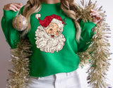 Sequin Santa Sweatshirt