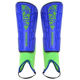Vizari Malaga Shin Guards, Blue/Green