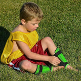 VIZARI Matera Soccer Shin Guards Green/Black