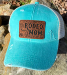 Mint Rodeo Mom Criss Cross Hat
