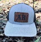AR Arkansas Faux-Tooled Leatherette Patch Richardson Hat