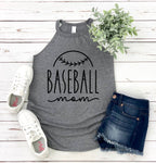Baseball Mom Rocker Tank