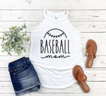 Baseball Mom Rocker Tank