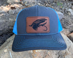 Fly Fishing Lure Charcoal/Columbia Blue Richardson Hat