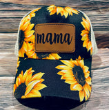 Sunflower Mama  Criss Cross Hat