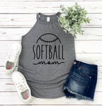 Softball Mom Rocker Tank