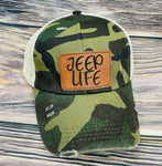 Jeep Life Camo Criss Cross Hat