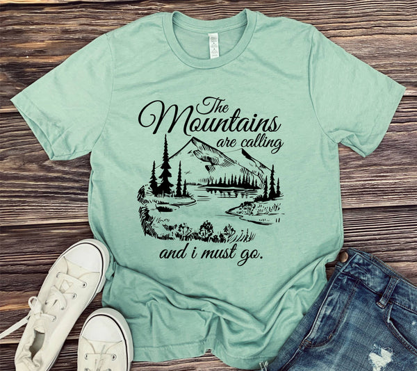 The Mountains are Calling Tee – rockcreek